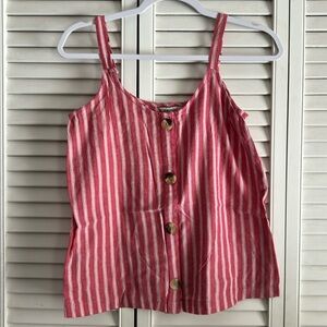 Red & white Size S shirt Smoke Free Home No Rips No Stains